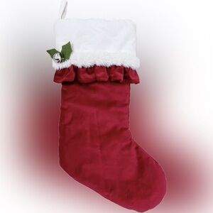 Pottery Barn Kids Luxe Ruffle Stocking